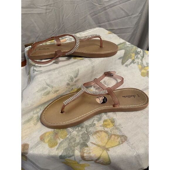 Chatties Jeweled Jelly Sandles Size 9/10 - Picture 3 of 4